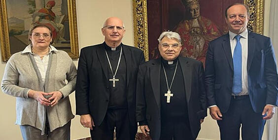 Monseñor Santiago Olivera se reunió con el Cardenal Marcello Semeraro